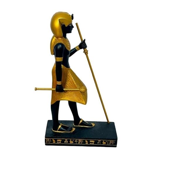 Egyptian Guardian Statue of King Tutankhamun Sculture by Veronese 8" - Picture 5 of 7